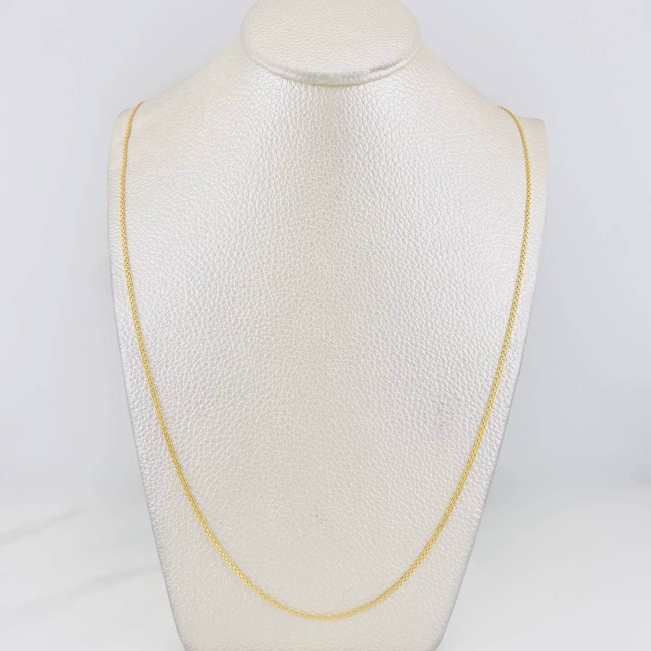 Bismark Chain 3.15g / 24 in / 1.5mm Yellow Gold 18K