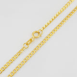 Cuban Links 2.2g / 24 in / 2.1mm Yellow Gold 18K