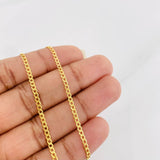 Cuban Links 2.2g / 24 in / 2.1mm Yellow Gold 18K