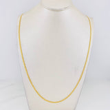 Cuban Links 2.2g / 24 in / 2.1mm Yellow Gold 18K