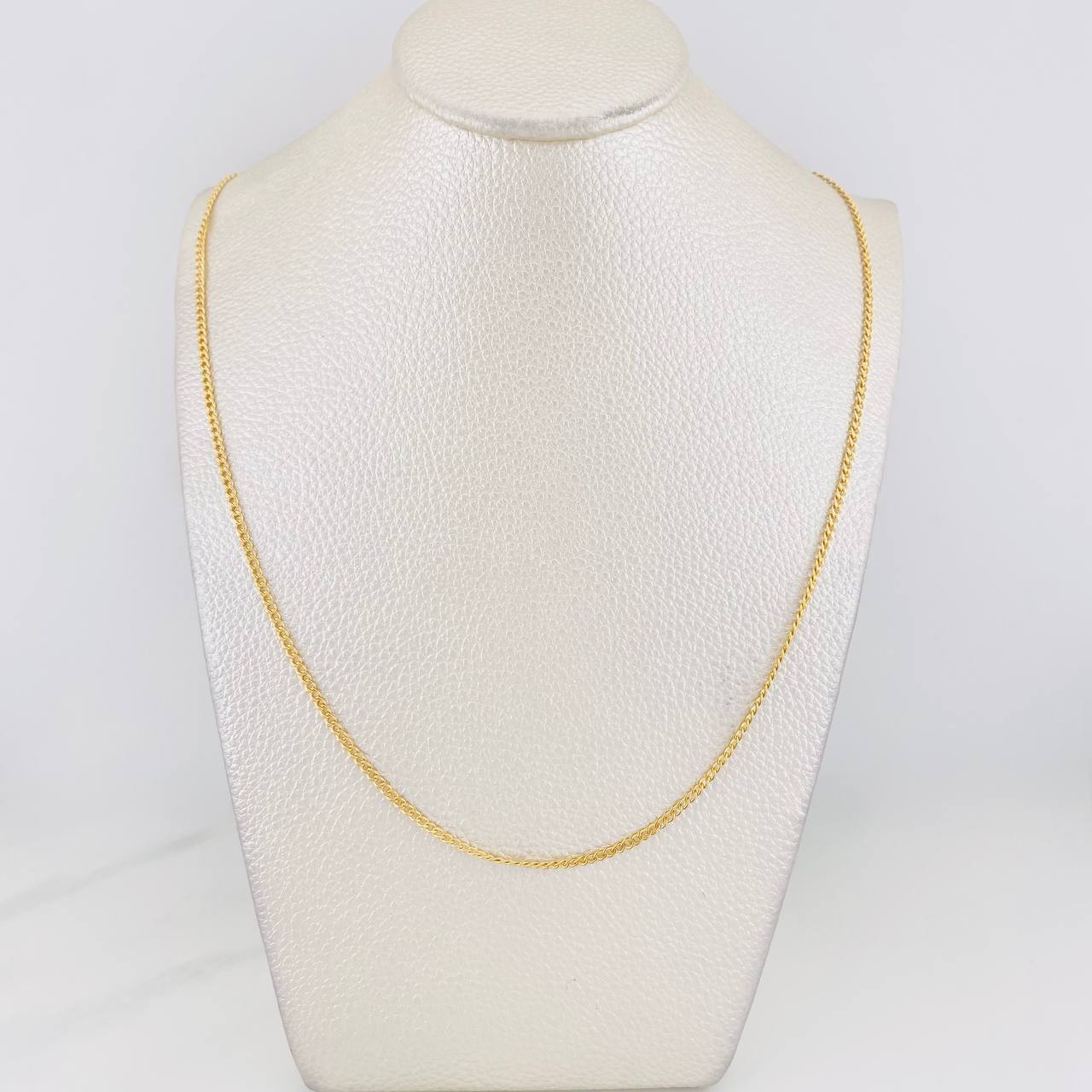 Cadena Cubana 1.7g / 18 in / 1.93mm Oro Amarillo 18K