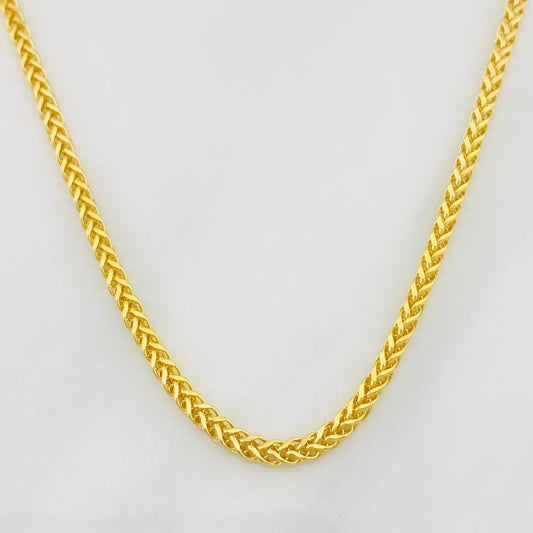 Franco Chain 6.75g / 24 in / 2mm 18K Yellow Gold