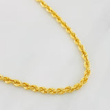 Rope Chain 8.4g / 26 in / 3.7mm 18K Yellow Gold