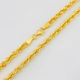 Rope Chain 8.4g / 26 in / 3.7mm 18K Yellow Gold