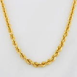Rope Chain 7.05g / 24 in / 3.3mm 18K Yellow Gold