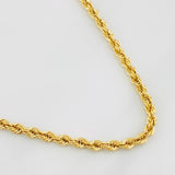 Rope Chain 7.05g / 24 in / 3.3mm 18K Yellow Gold