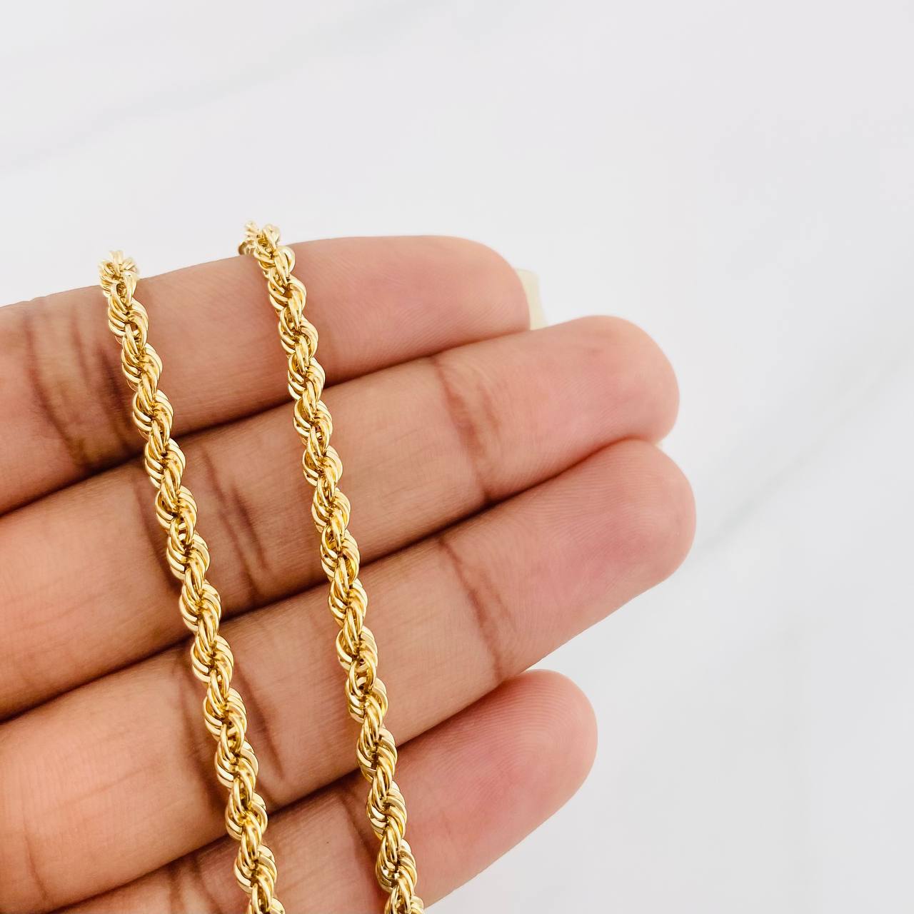 Rope Chain 7.05g / 24 in / 3.3mm 18K Yellow Gold