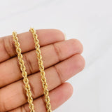 Rope Chain 7.05g / 24 in / 3.3mm 18K Yellow Gold