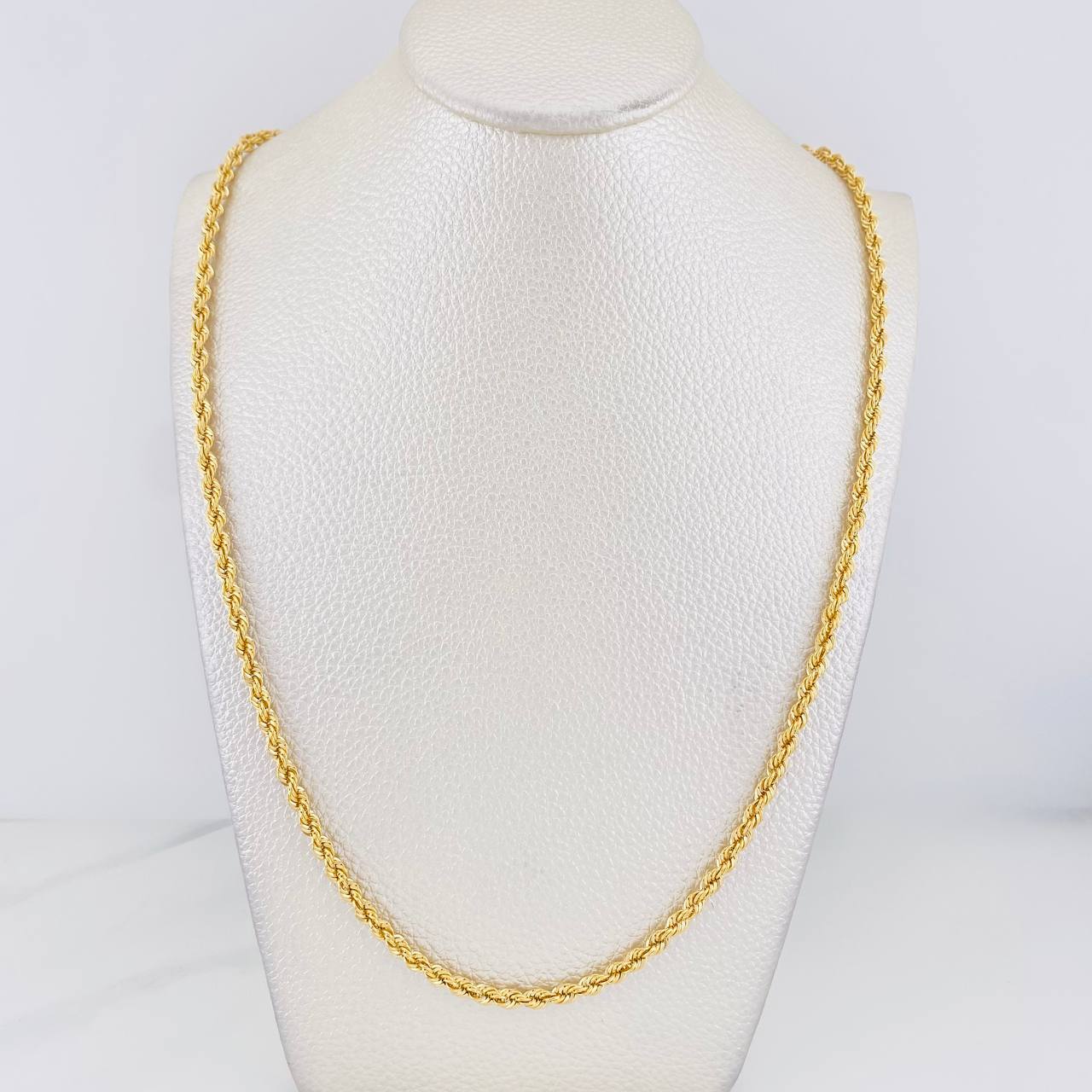 Rope Chain 7.05g / 24 in / 3.3mm 18K Yellow Gold