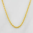 Rope Chain 3.6g / 24 in / 2.19mm 18K Yellow Gold