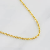 Rope Chain 3.75g / 24 in / 2.2mm Yellow Gold 18K