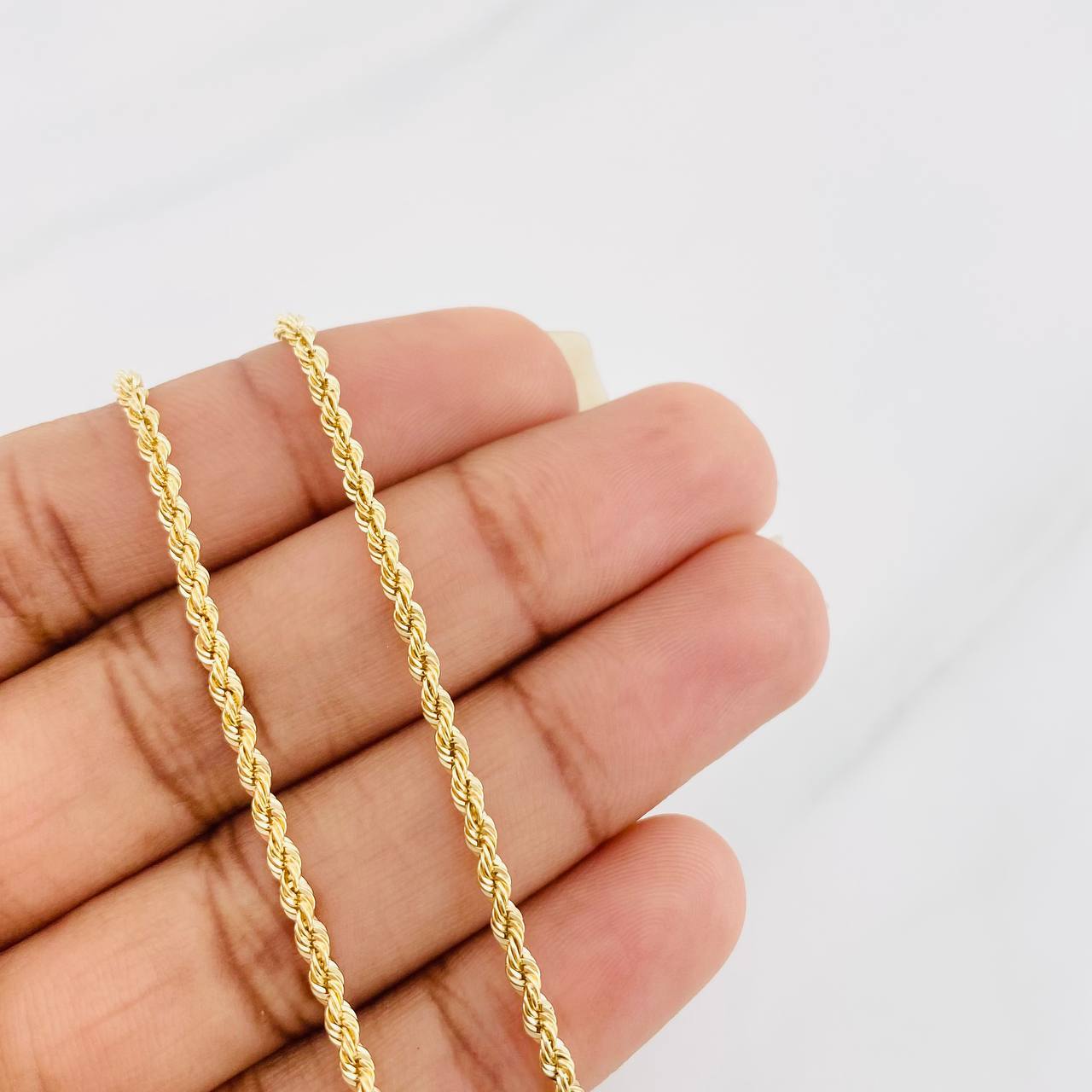 Rope Chain 3.6g / 24 in / 2.19mm 18K Yellow Gold