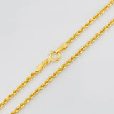 Rope Chain 1.75g / 20 in / 1.67mm 18K Yellow Gold