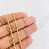 Rope Chain 1.65g / 20 in / 1.7mm Yellow Gold 18K