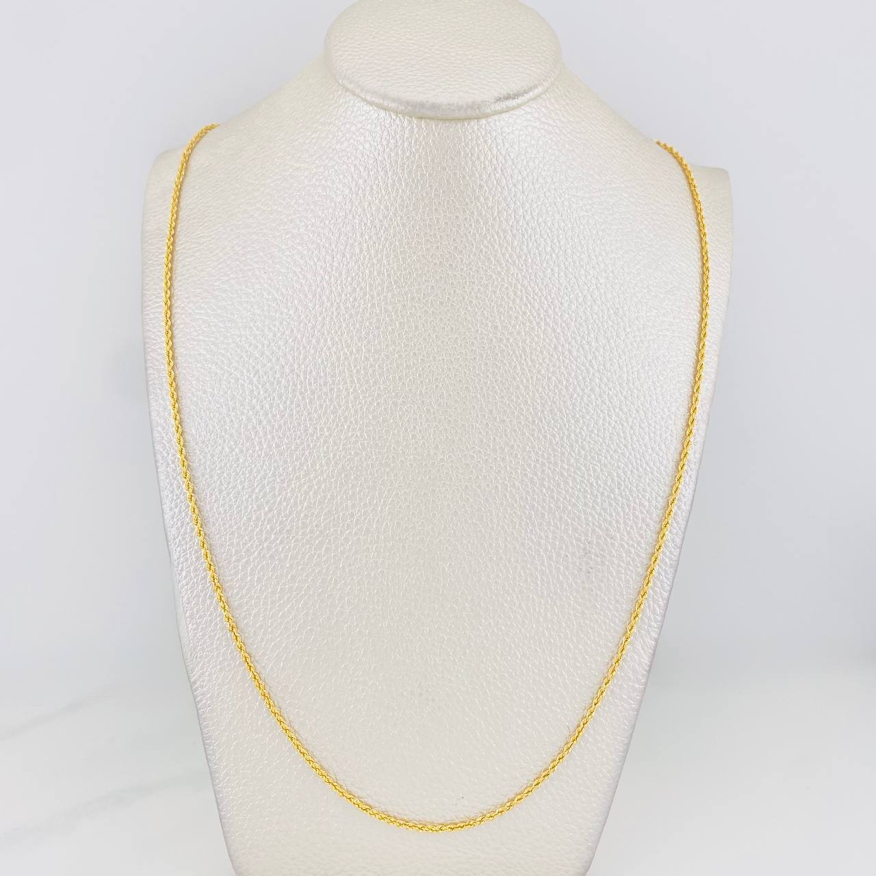 Rope Chain 1.65g / 20 in / 1.7mm Yellow Gold 18K