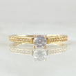 Anillo Solitario Cetro Tupido 1.65gr / T6 3/4 / Oro 18K ©
