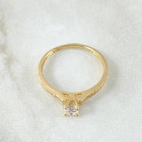 Anillo Solitario Cetro Tupido 1.65gr / T6 3/4 / Oro 18K ©