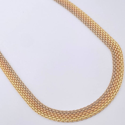 Cadena China 23.1gr / 24 in / 7mm Tres Oros +1 18K $