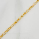 Pulso Figaro 1.2gr / 7 1/2 in / 2mm Oro Amarillo +1 18K %