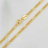 Figaro Bracelet 1.25 g / 7 3/4 in / 2.15 mm Yellow Gold 18K