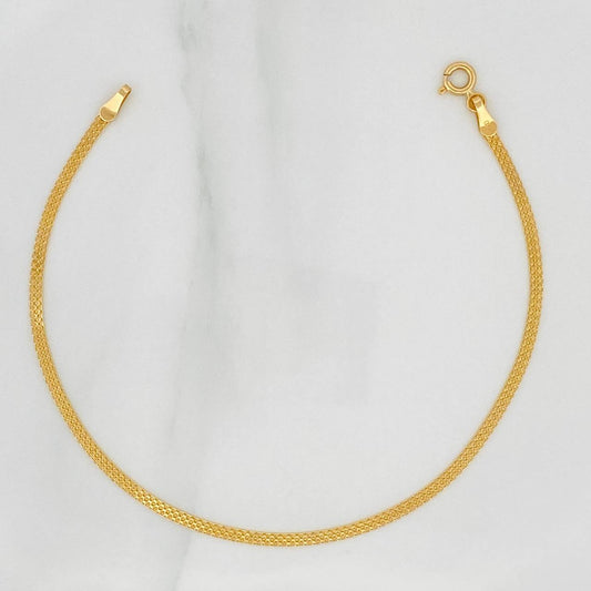 Pulso Chino 1.4gr / 7 3/4 in / 2mm Oro Amarillo +1 18K $