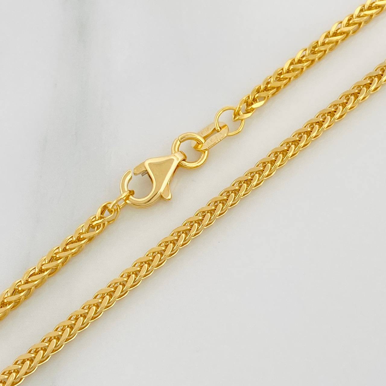 Pulso Franco 2gr / 7 3/4 in / 2mm Oro Amarillo +3 18K &