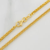 Pulso Franco 2gr / 7 3/4 in / 2mm Oro Amarillo +3 18K &