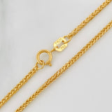 Pulso Franco 0.95gr / 7 1/4 in / 1.3mm Oro Amarillo +3 18K &