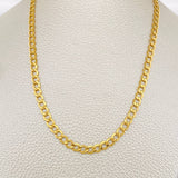 Cuban Links 9.5gr / 25 1/2 in / 4.45mm Yellow Gold +1 18K %