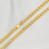 Cuban Links 9.5gr / 25 1/2 in / 4.45mm Yellow Gold +1 18K %