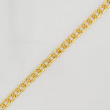 Cadena Cubana 5.45gr / 21 3/4 in / 3.35mm Oro Amarillo +1 18K %