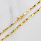 Cadena Veneciana 5.25gr / 20 in / 1.66mm Oro Amarillo +3 18K $