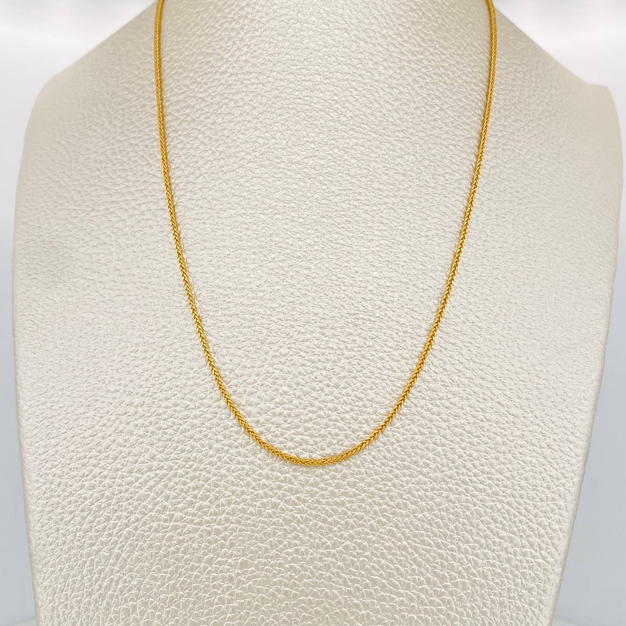 Franco Chain 1.4gr / 17 3/4 in / 1.13mm Yellow Gold +3 18K %