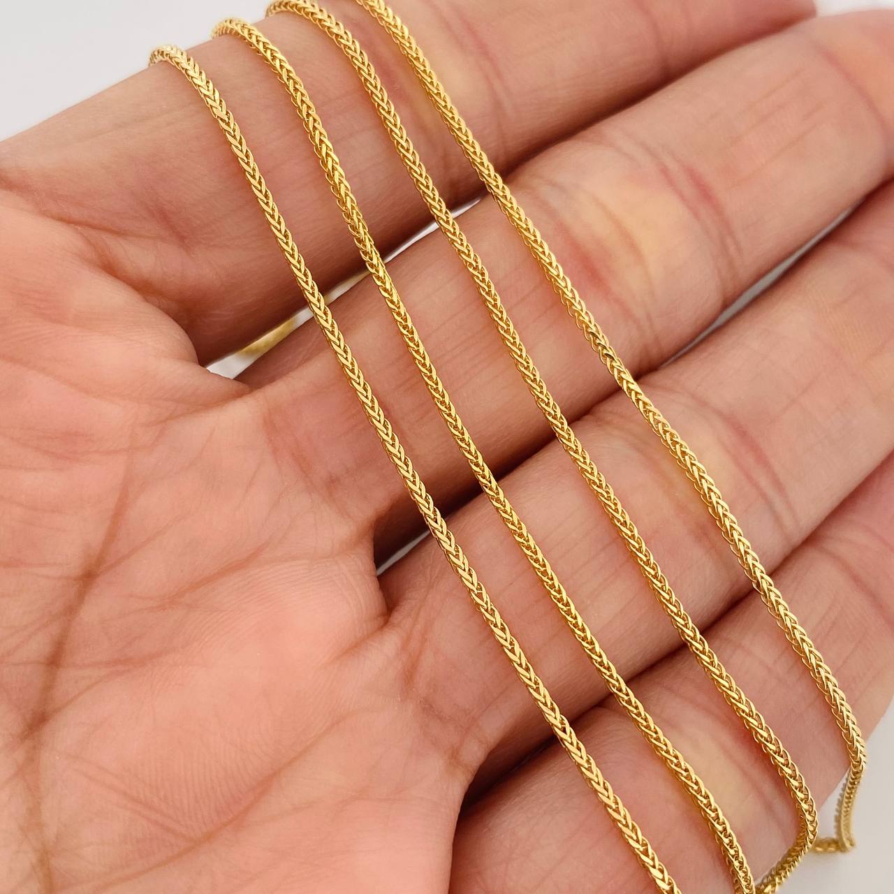 Cadena Franco 2 g / 23 1/2 in / 0.9 mm Oro Amarillo 18K