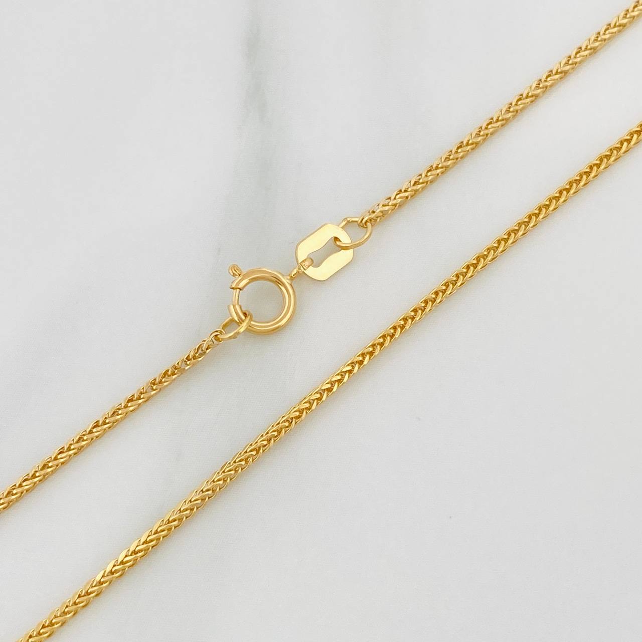 Cadena Franco 2 g / 23 1/2 in / 0.9 mm Oro Amarillo 18K