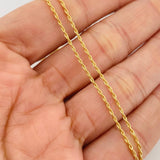 Cadena Lazo 0.95g / 20 in / 1.1mm Oro Amarillo 18K