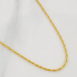 Cadena Lazo 2 g / 19 3/4 in / 2 mm Oro Amarillo 18K