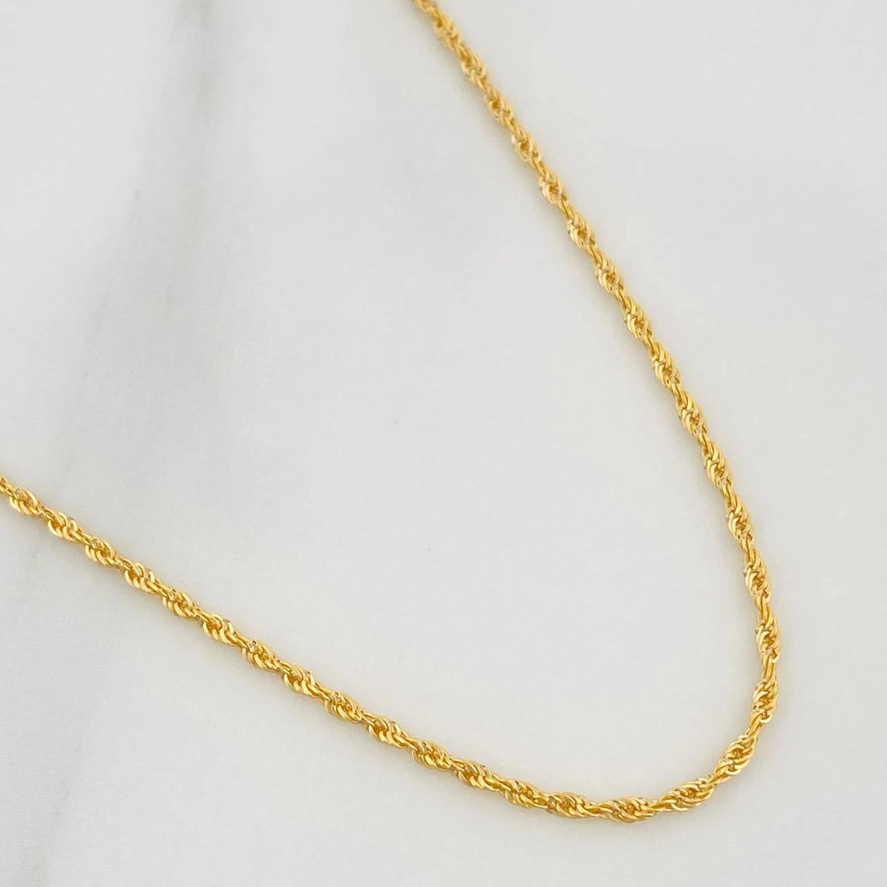 Cadena Lazo 0.85gr / 45cm / 1mm Oro Amarillo +3 18K &