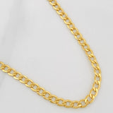 Cadena Cubana 4.75gr / 17 3/4 in / 3.3mm Oro Amarillo +1 18K %