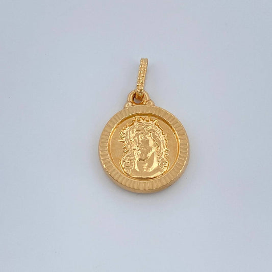 Dije Rostro Cristo 0.95gr / 3/4 in / Oro Amarillo 18K %