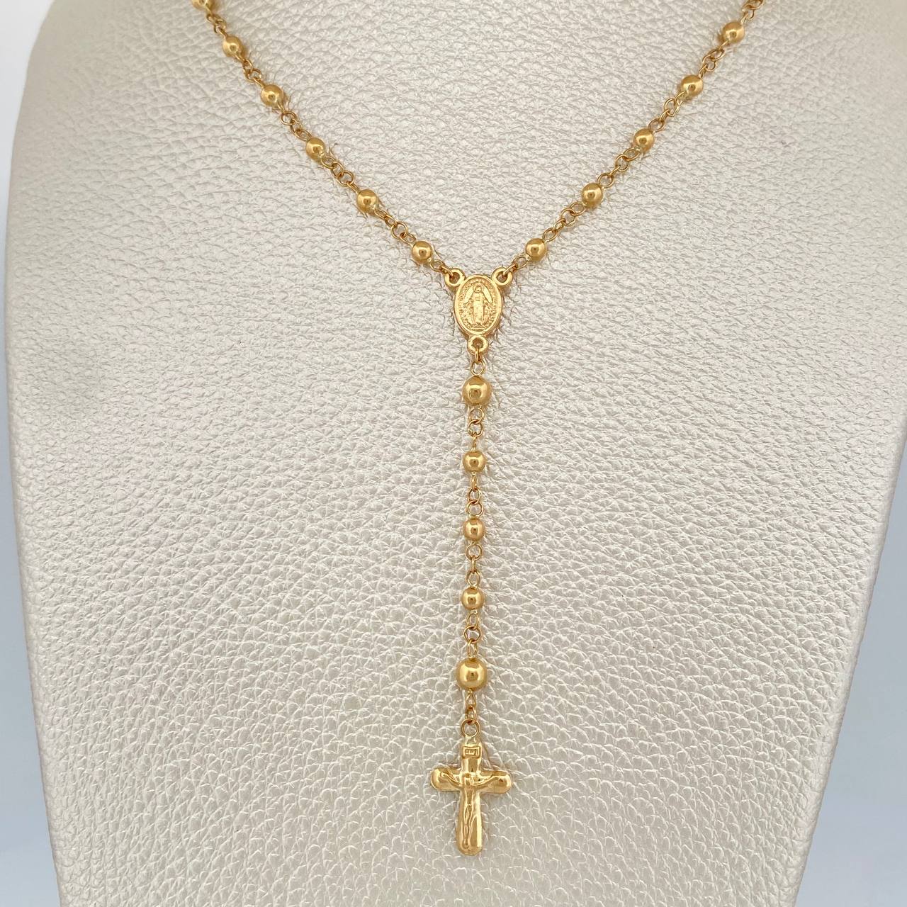 Rosario Virgen De Guadalupe 6.5gr / 23 1/2 in / Oro Amarillo 18K %