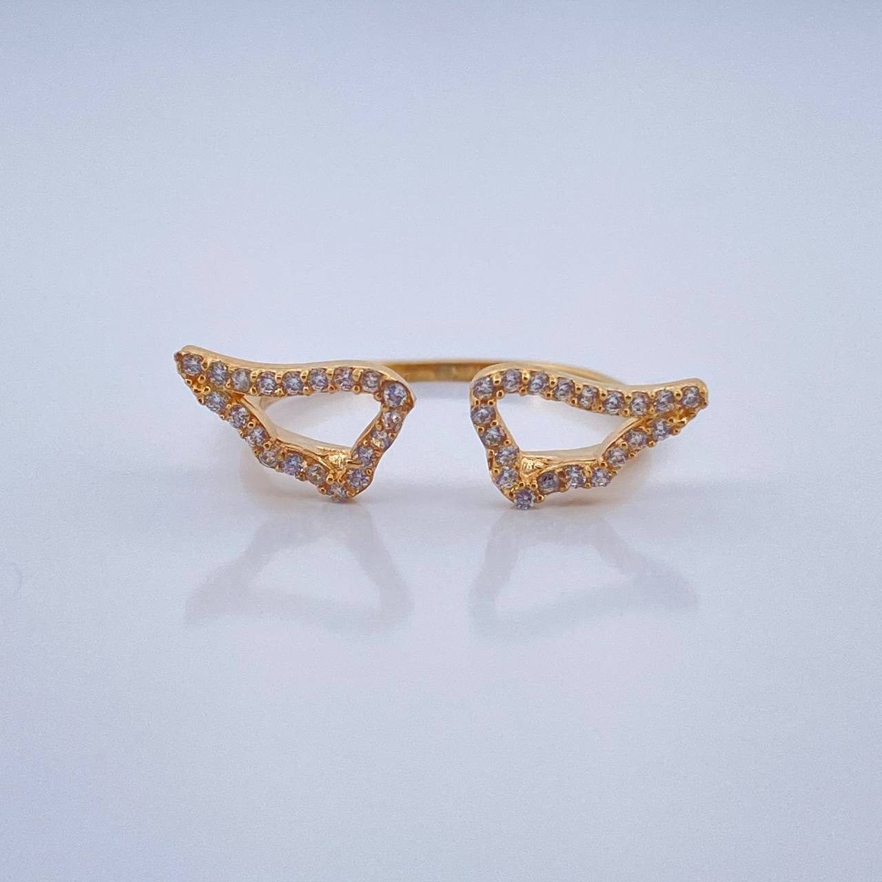 Wings Ring 1.5gr / T7 / Yellow Gold 18K %