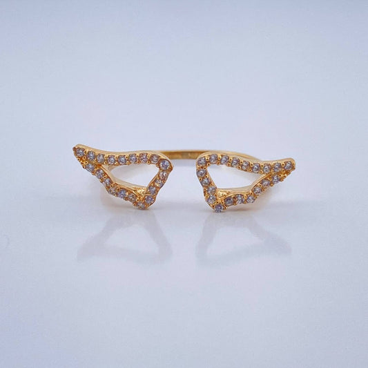 Wings Ring 1.5gr / T7 / Yellow Gold 18K %