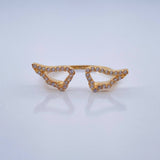 Wings Ring 1.5gr / T7 / Yellow Gold 18K %