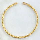 Pulso Lazo 3.8gr / 20cm / 3.8mm Oro Amarillo +3 18K *