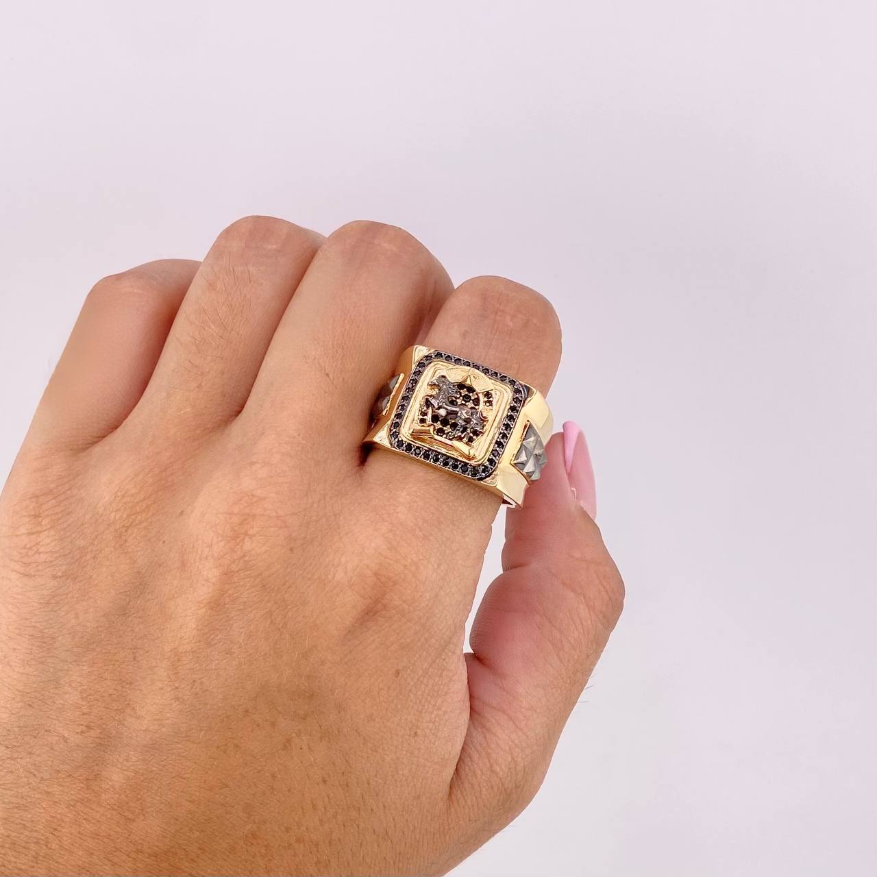 Anillo Herradura Caballo 11.2g / T10 1/2 Oro Amarillo 18K