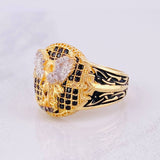 Anillo San Miguel Arcángel 11.4g / T9 1/4 Oro Amarillo 18K