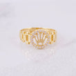 Anillo Correa Corona 2.2g / T7 1/4 Oro Amarillo 18K