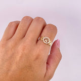 Anillo Correa Corona 2.15g / T6 1/2 Oro Amarillo 18K