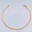 Cuban Links Bracelet 3.8gr / 8 1/2 in / 3mm Yellow Gold +1 18K $